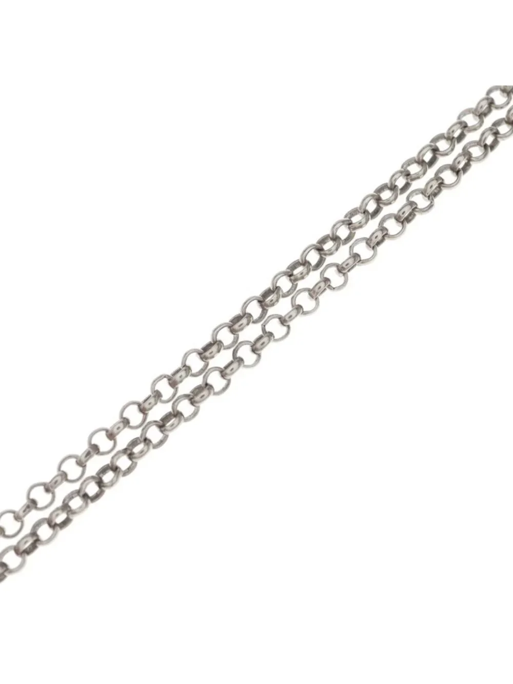 Chrome Hearts Neckchain Roll Chain Necklace 20 Inch Silver